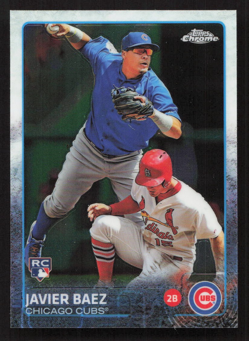 2015 Topps Chrome Javier Baez RC Rookie #89 Card