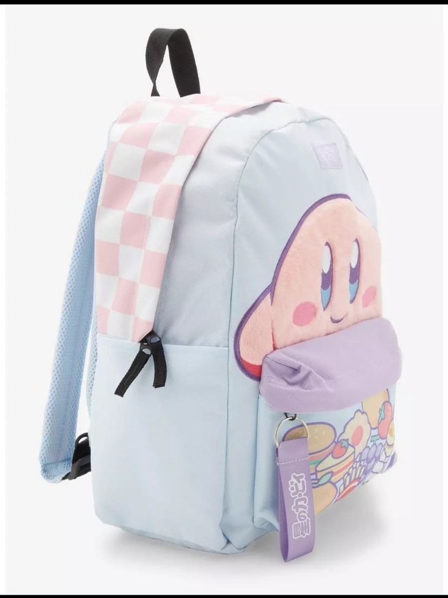 Bioworld Hot Topic Exclusive Kirby Snacks Fuzzy Pastel Backpack