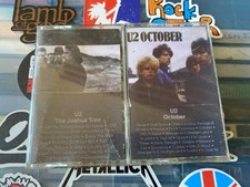 U2 2x cassette lot October The Joshua Tree FAN MADE inserts