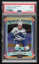 2019-20 O-Pee-Chee Platinum Marquee Rookies Rainbow Quinn Hughes PSA 9 MINT 0k6h
