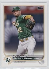 2022 Topps Series 2 Advanced Stats Back 122/300 James Kaprielian #651 0l44