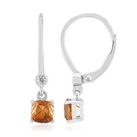 Cavill Damen Ohrringe Orange Topas 1,20Ct Silber 925 Echtschmuck