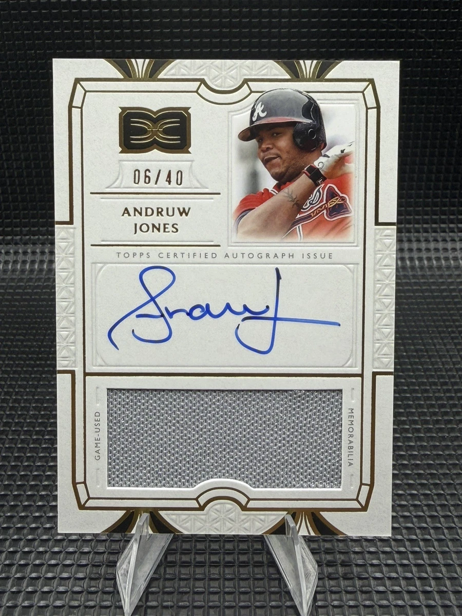 Andruw Jones Baseball Original Autographed Sports Trading Cards