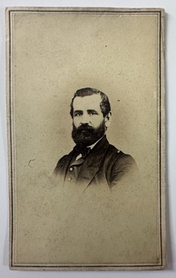 1865 CDV Identified S.W. Homer by Eliza E. Balch Female Photographer NY
