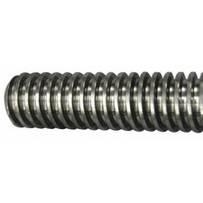Zoro Select 44940 6' Plain Low Carbon Steel ACME 1"-5 Threaded Rod