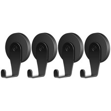 Magnetic Wreath Hanger, 4 Pack Heavy Duty Magnets with Hook for Refrigerator,...