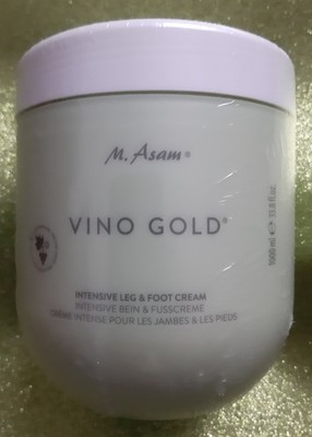 M.ASAM  Vino Gold  Intensive Leg & Foot Cream 1.000ml mit Weinlaub  NEU