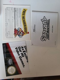 Teenage mutant hero turtle NES Nintendo Game Complete,  Box & Instruction Manual
