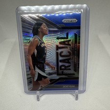 2025 PANINI PRIZM WNBA JACKIE YOUNG FRACTAL #2 BLUE Prizm /49 LAS VEGAS ACES