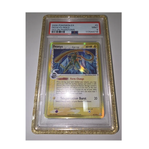 Pokémon TCG Deoxys Delta Species EX Holon Phantoms 6/110 Holo Rare PSA 9 2006