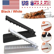 Skewers Kebab Maker Barbecue Stringer Box Machine Beef Meat Vegetables String