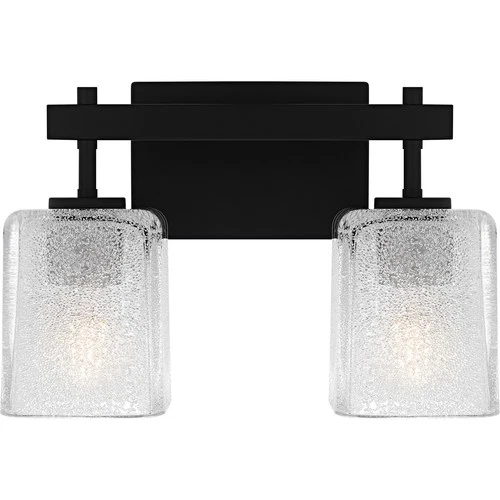 Matte Black  Bathroom Vanity Light from the Brenthouse Collection - Picture 1 of 5