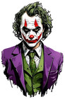 Joker Decal  ~  Vinyl Car Wall Sticker - Small to XLarge D9