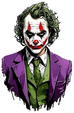Joker Decal  ~  Vinyl Car Wall Sticker - Small to XLarge D9