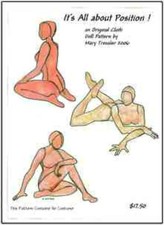 Cloth Art Doll Pattern "It's All About Position " by Mary Tressler