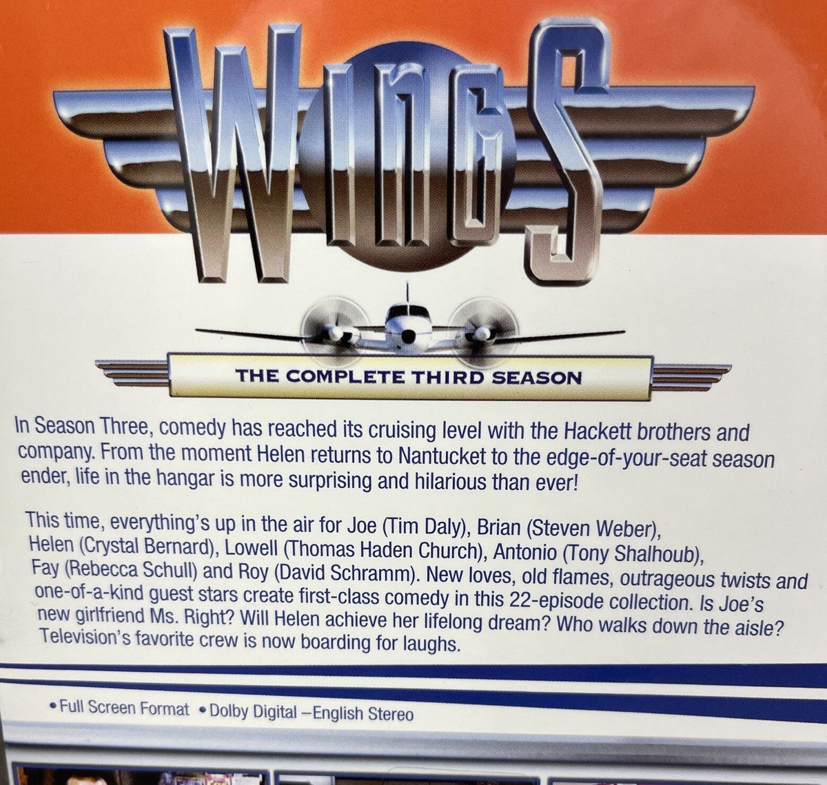 Wings - The Complete Third Season [DVD] Brand New, Sealed | eBay