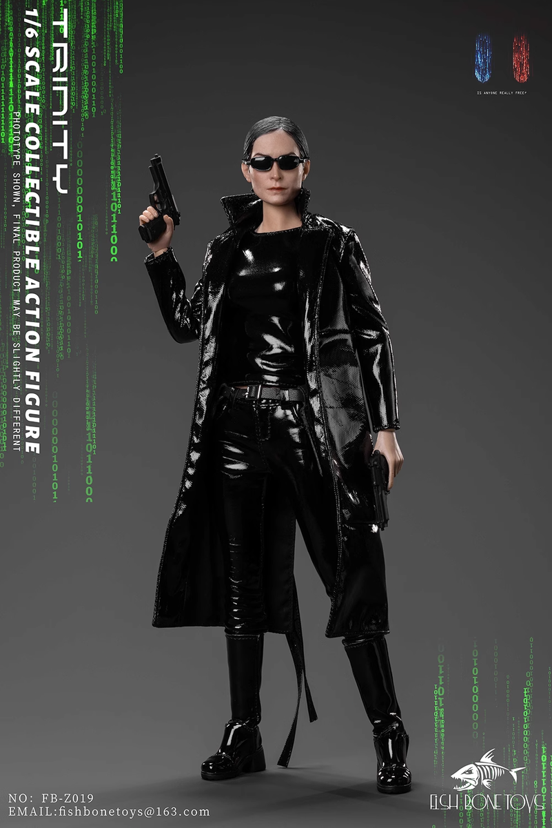FISH BONETOYS 1/6 マトリックス・トリニティ　フィギュア FISH BONETOYS FB-Z019 1/6 The Matrix Trinity Female Action