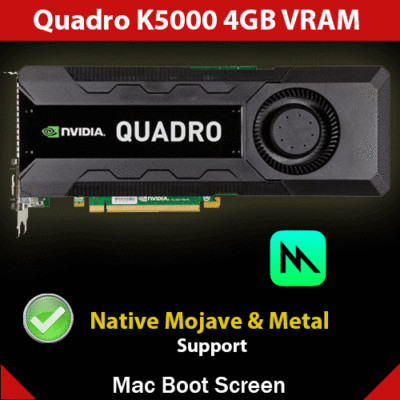 nVidia Quadro K5000 4GB | for Mac Pro | PCIe 2.0 x16 Graphics Card