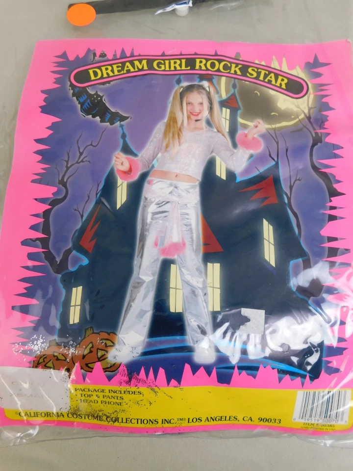 Dream Girl Estrella de Rock Niñas Cantante Pop Disfraz de Halloween Niño XS XSmall #1982 Foto 2 de 4