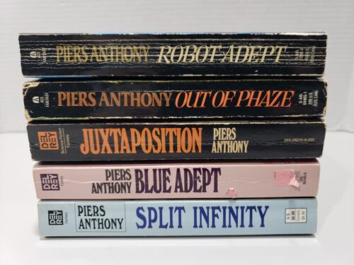 Lot of 5 Fantasy Paperback Books - The Apprentice Adept by Piers Anthony #'s 1-5 - Picture 1 of 7