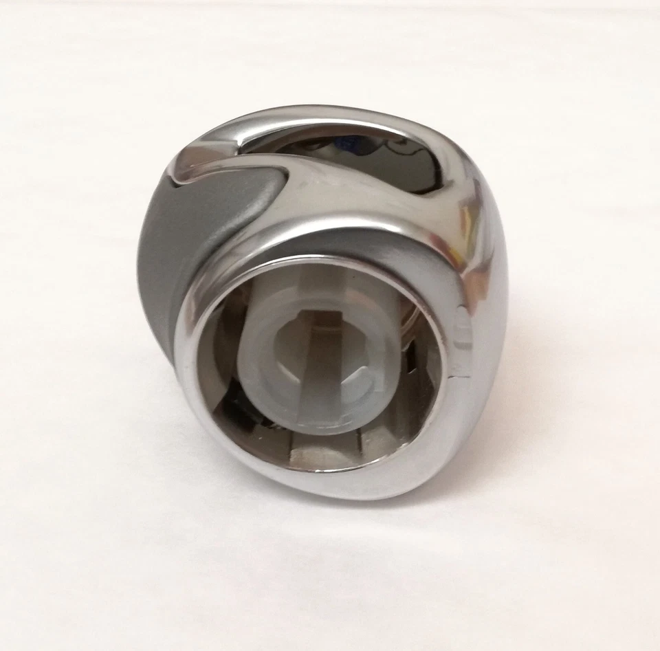 Peugeot 5008 2008 perilla de cambio para caja de cambios manual de 6 velocidades acabado cromado satinado Zamak Foto 4 de 4