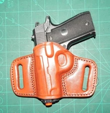 Tagua BH3-468 LH Leather 2 Slot Belt Holster SIG P938 NO LASER Micro 9 Colt 380