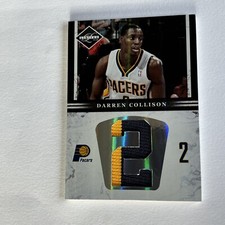 DARREN COLLISON 2011-12 LIMITED JUMBO JERSEY NUMBERS PATCH # /25