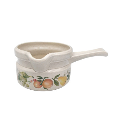 Vintage Wedgwood Griff Ofen zu Tisch Sauciere Quitten Muster Obst