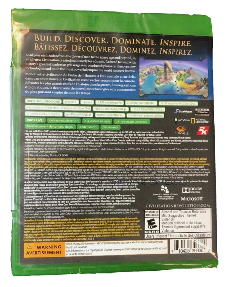 Sid Meier's Civilization Revolution (Xbox One/Xbox 360) Greatest hits - Image 2 of 4
