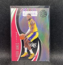 Lebron James Astounding Pink Los Angeles Lakers 2019-20 Panini Illusions #9