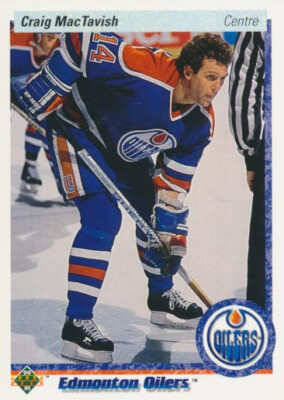 1990-91 Upper Deck French #169 CRAIG MacTAVISH - Edmonton Oilers