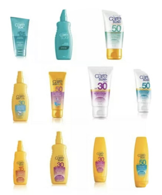 Avon Sonnenschutzsortiment **AKTUALISIERTER LAGER & PRODUKTE**