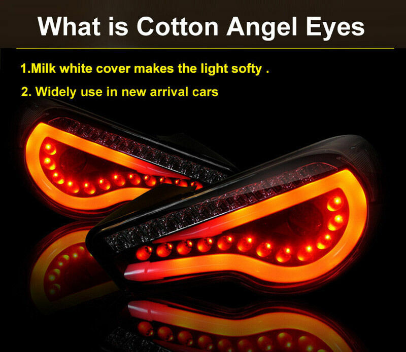 BT Cotton RGB Halo Ring Devil Eye for Kawasaki ZX14R ZZR1400
