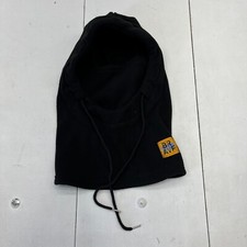Brave Black Ski Hood With Drawstrings Unisex Adult One Size