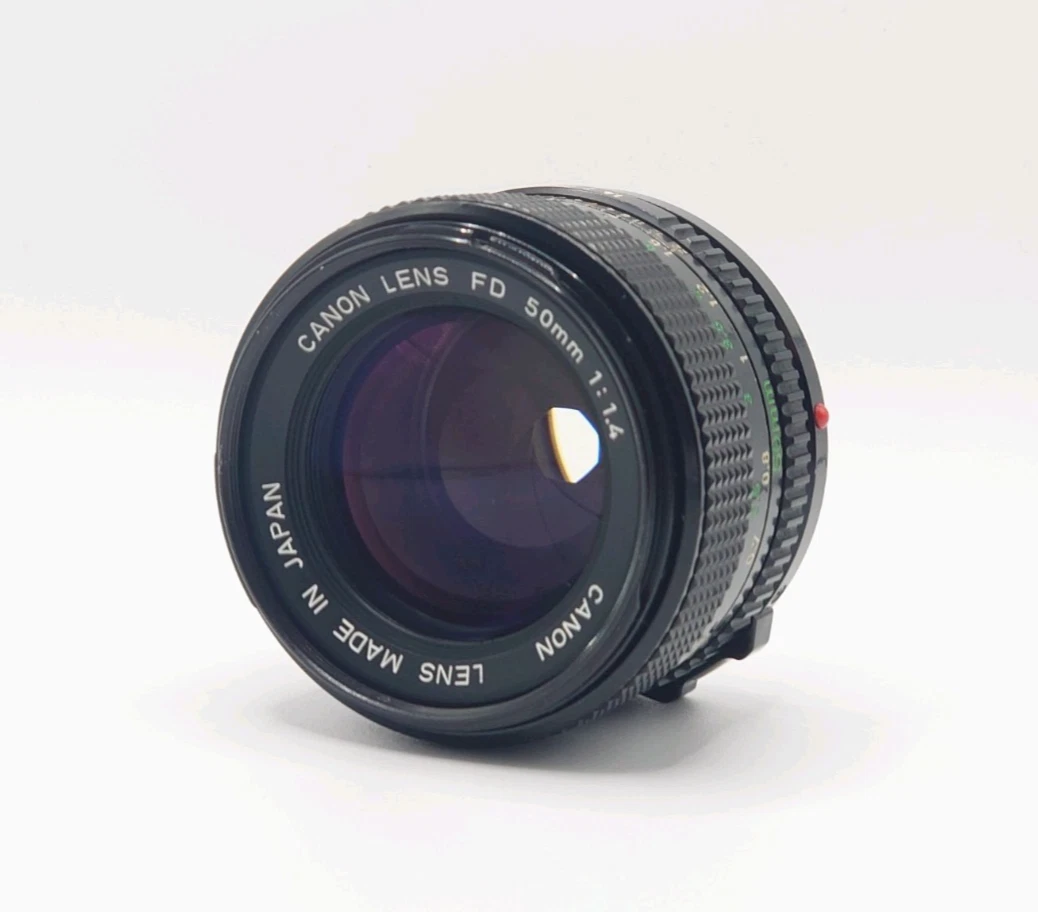 CANON NEW FD 50mm F/1.4 マニュアル レンズ @3606 Canon FD f/1.4 50mm Camera Lenses for sale | eBay UK
