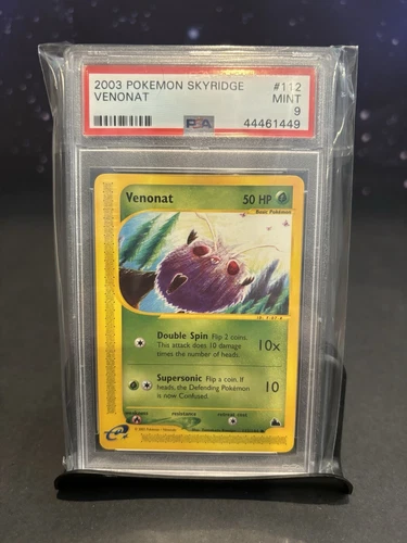 2003 Pokemon Skyridge English Card-PSA 9 Venonat 112/144