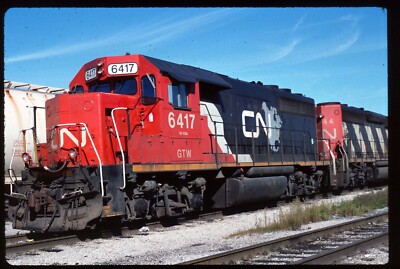Original Rail Slide - GTW CNNA Grand Trunk Western 6417+ London ON 27.09.1997