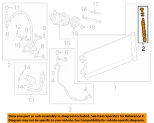 GM OEM 05-23 Sierra 1500 Condenser, Compressor Lines-Dehydrator 84497063