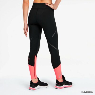PUMA Size XS Runner ID Thermo-R+ Black/Ignite Pink Reflective Leggings $70  | eBay