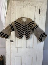 Silk taffeta Velvet Antique French bodice Victorian fashion style woman's antiq