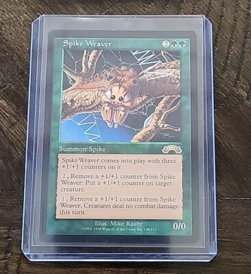 mtg spike card WEAVER Green Rare 128/143 Exodus All cards will be carefully packed for safe transit Magic the Gathering MTG Spike