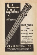 Vintage Cycling 1946, Tyre Pump, Reprographic