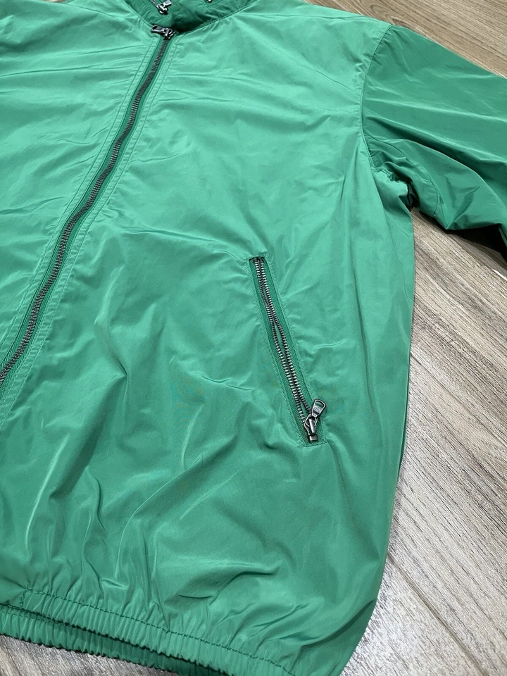 Calvin Klein Jeans Full Zip Lightweight Green Bomber Jacket Men’s M - Image 4 of 4
