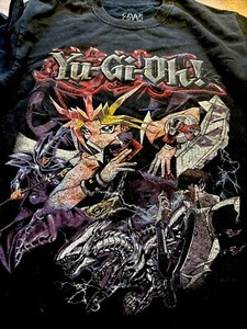 Pure cotton retro short sleeved T-shirt for men's Casual YU-GI-OH