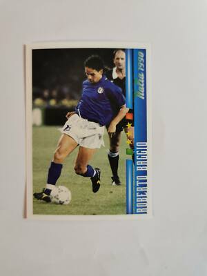 R. Baggio Figurine Calciatori panini Excellent #75 Blue World