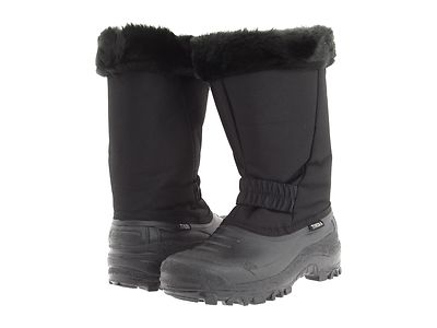 Womens  WINTER Snow  Boots Black  Comfort Rated -22 degreesF/-30 F Size 10 
