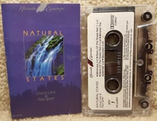 Vintage 1985 Cassette Tape Natural States David Lanz Paul Speer Narada Equinox
