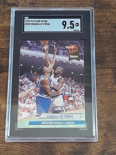 1992-93 Fleer Ultra SHAQUILLE O'NEAL #328 - SGC 9.5 Mint + - Picture 1 of 2