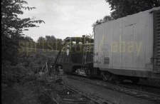 BM Boston & Maine GE 44-Tonner Locomotive #111 - Vintage Railroad Negative