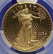 2024-W Gold Eagle -  CAC PR70DCAM  -  CAC - “Paul Nugget” Signed Series